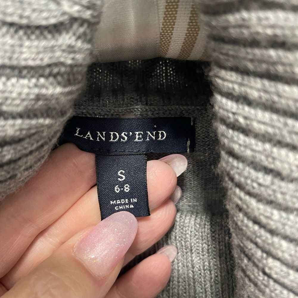 HP🎉❤️Lands’ End Cow Neck Sweater Dress - Picture 2 of 9